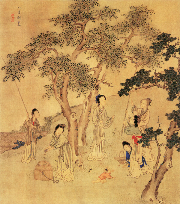 豳风图A人物画中国古画0399