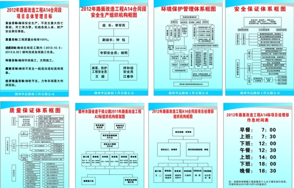 项目框架牌图片