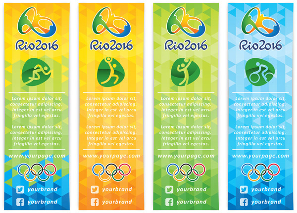 垂直奥运会Banners