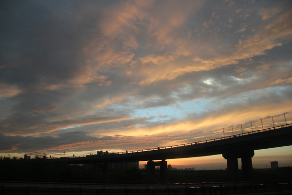 夕阳晚霞图片