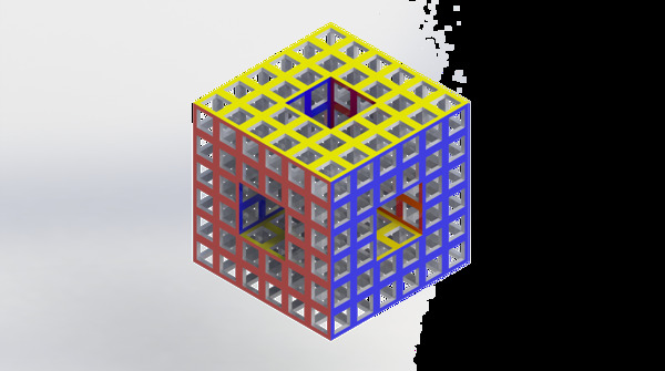 三维立方体组件