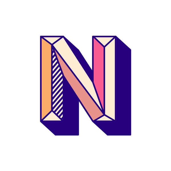 字母N