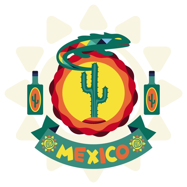 墨西哥风格背景图片