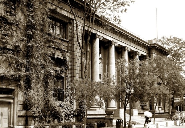 金融街邮政大楼怀旧情调图片