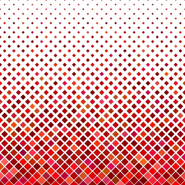 对角线正方形图案背景从红调的正方形的几何矢量图形