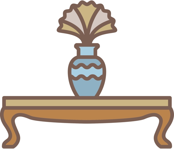 扁平家具icon图标
