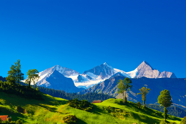 雪山风景图片