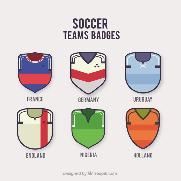 足球国家队徽章