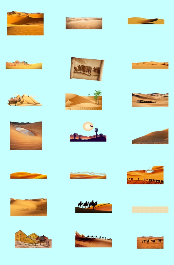 沙漠素材图片