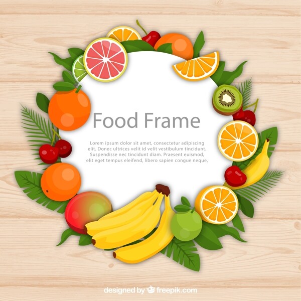 水果框架设计图片
