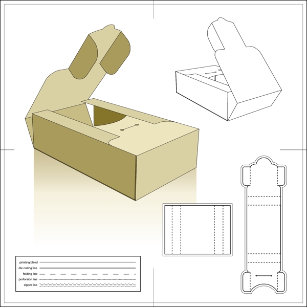 40款包装刀模设计图