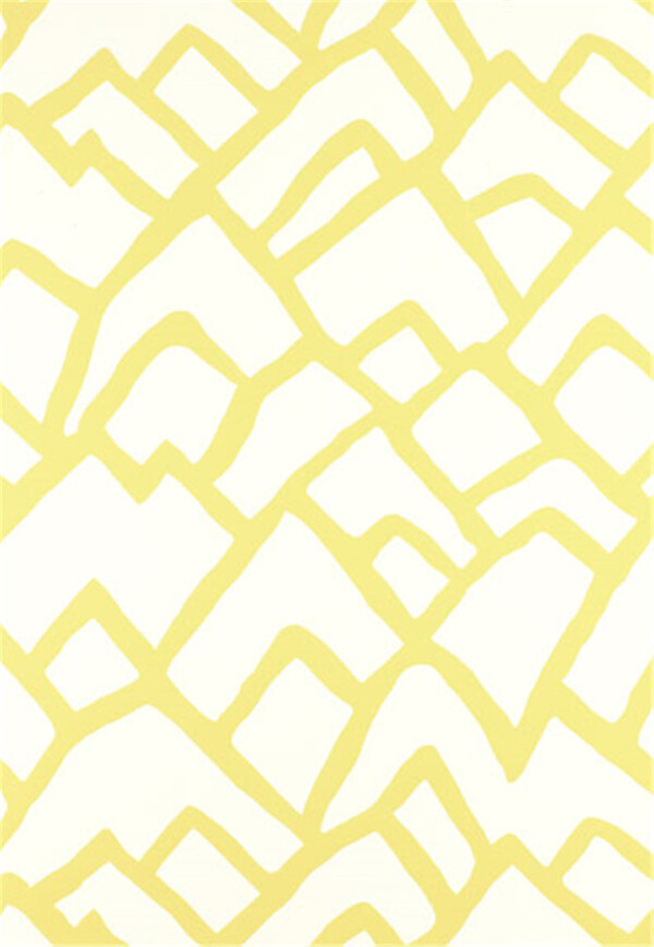 黄色线条方块布纹壁纸图片