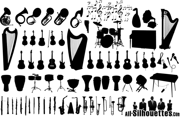 各种各样的乐器