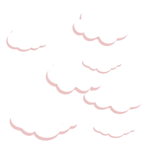 天空云朵手绘系列