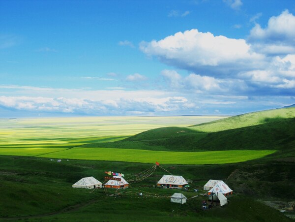 美丽祁连山风景图片