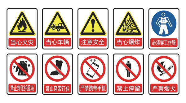 化工厂火工品安全警示标示