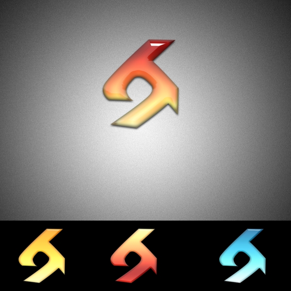 h字形logo设计图片
