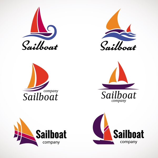 帆船logo