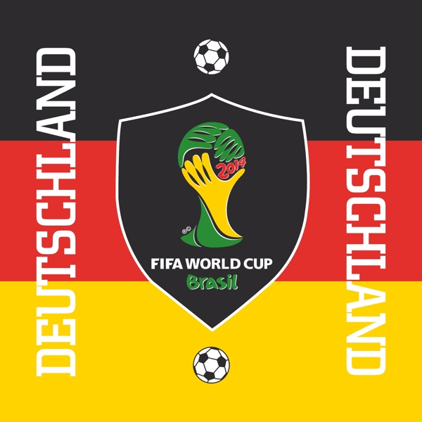 巴西世界杯德国队素材设计