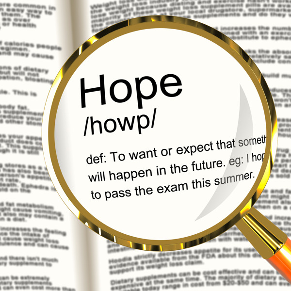 希望放大显示的愿望希望和希望的定义