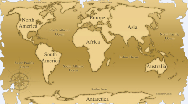 世界地图AE模板