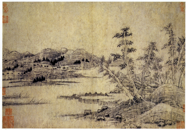 中国山水古画
