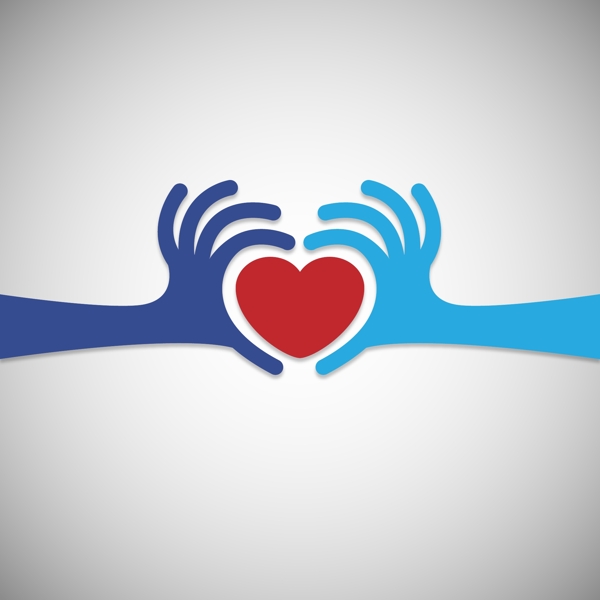 心脏捐赠logo模板