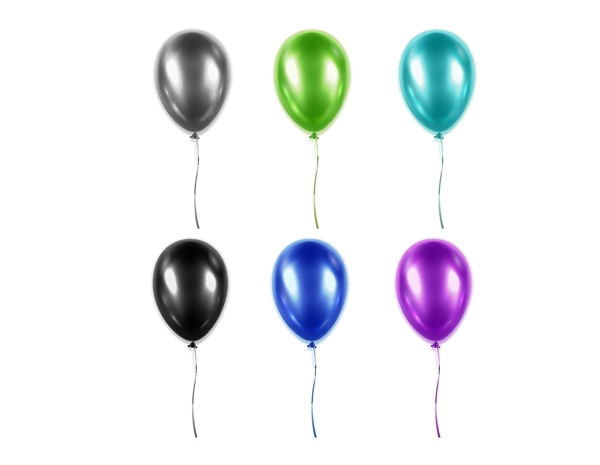 矢量彩色气球节日元素