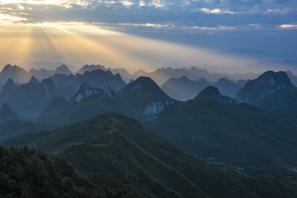 广西桂林尧山风景