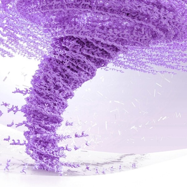 紫色龙卷风