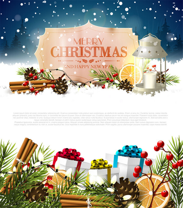 圣诞节背景设计图片