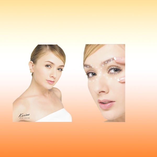 美女护肤品化妆品美容护理漂亮脸蛋产品代言