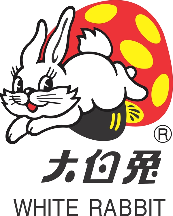 大白兔logo图片