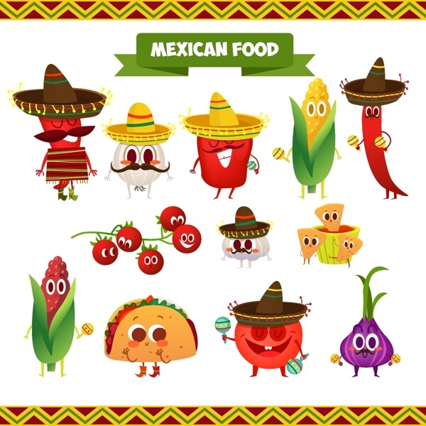 墨西哥食物的特性集合