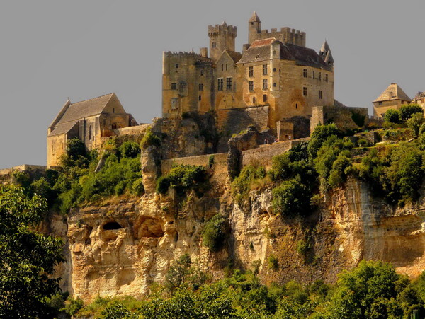 欧式古城堡建筑图片