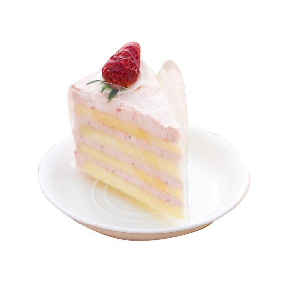 白色三角形蛋糕食物元素