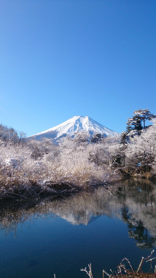 唯美日本富士山风景图片