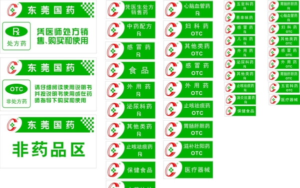 东莞国药药物分类牌图片