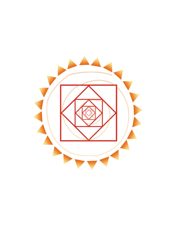 太阳花logo图片