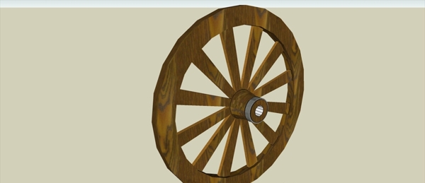 车木轮模型