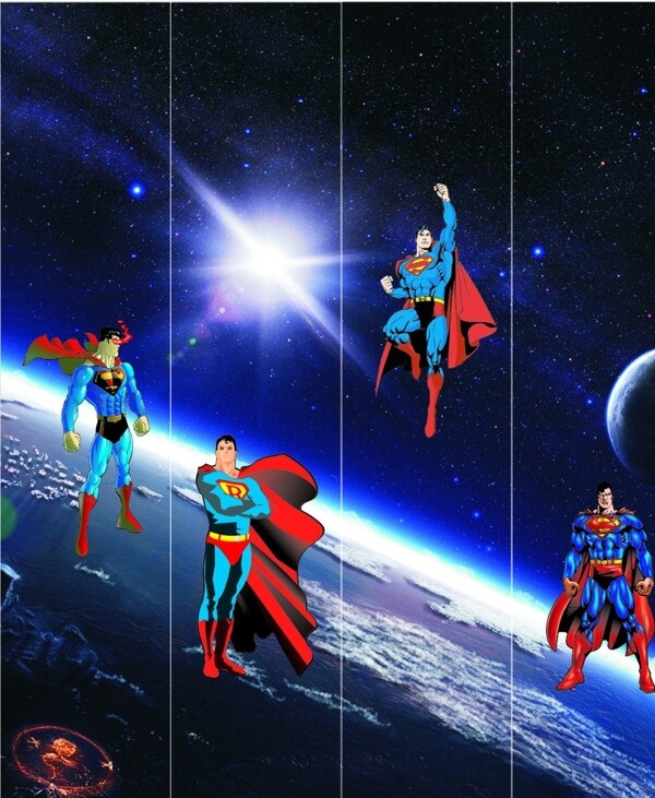 超人柱体图片