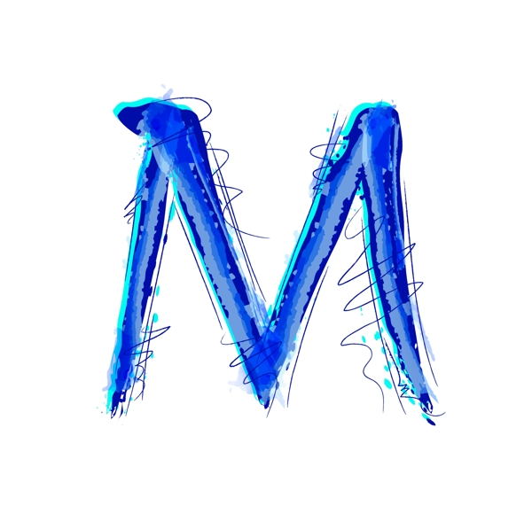 大写字母M模板视频