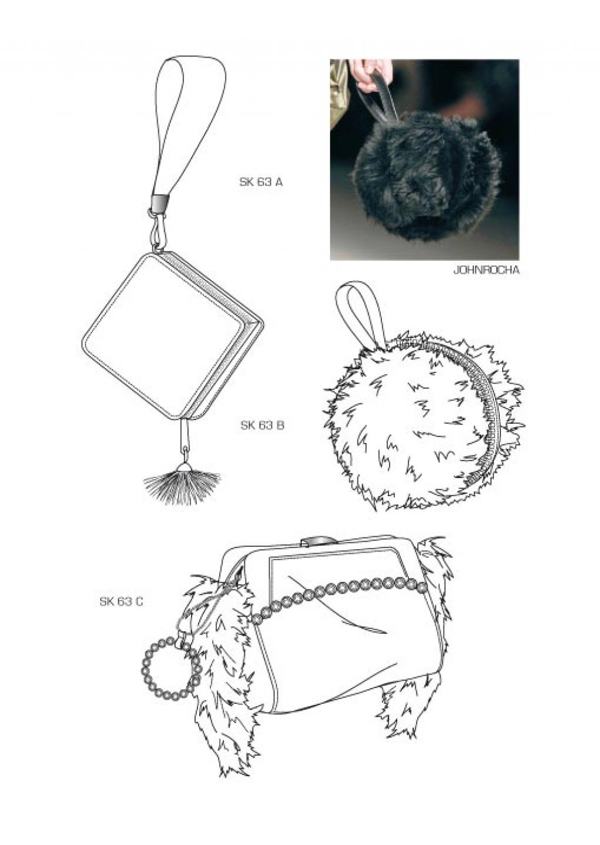 女包设计与实物对比图