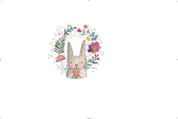 兔子抱心绘画兔子AI