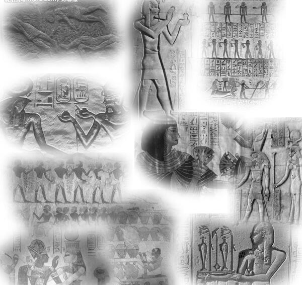 古埃及文明笔刷图片