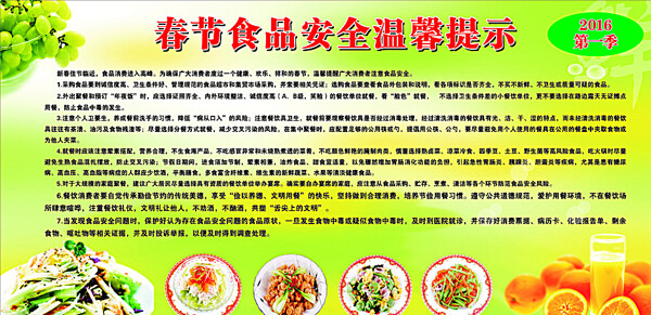 春节食品安全图片