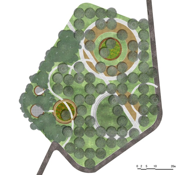 小公园设计平面效果图