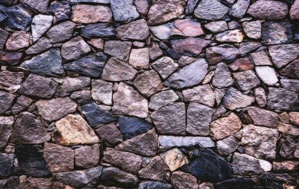 石头石子砖墙