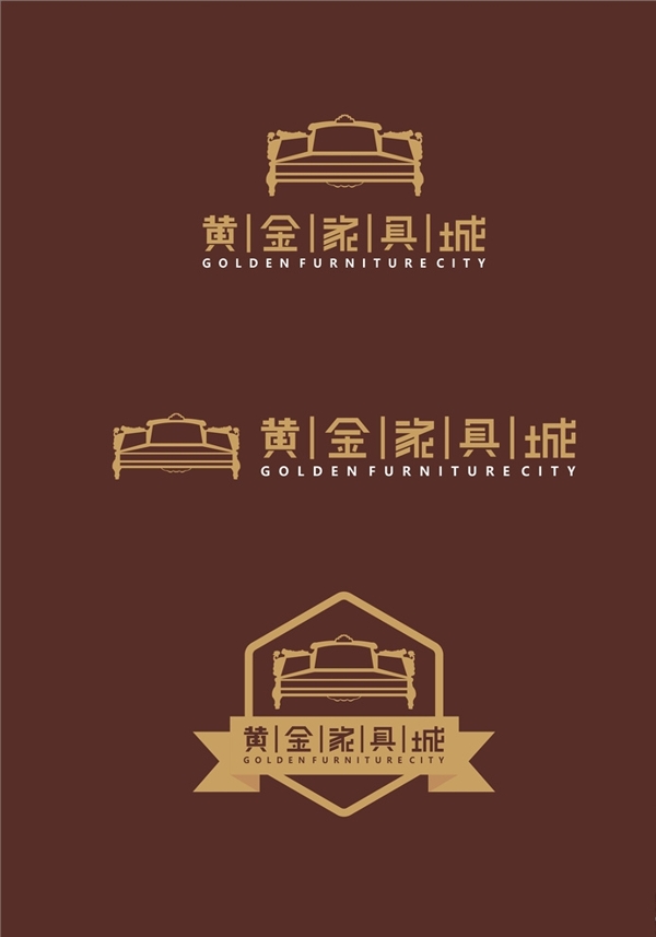 黄金家具城logo