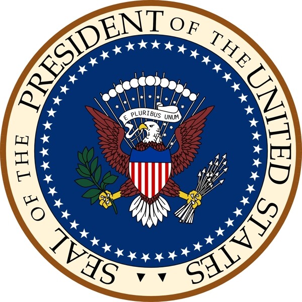 美国国徽官方矢量图图片